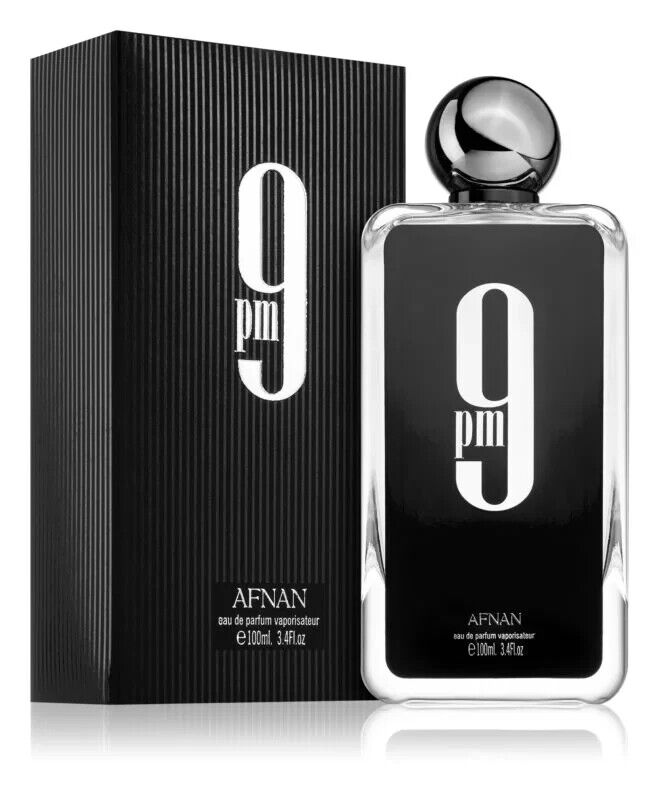 AFNAN 9 PM MEN'S EAU DE PARFUM NATURAL SPRAY PERFUME UNISEX