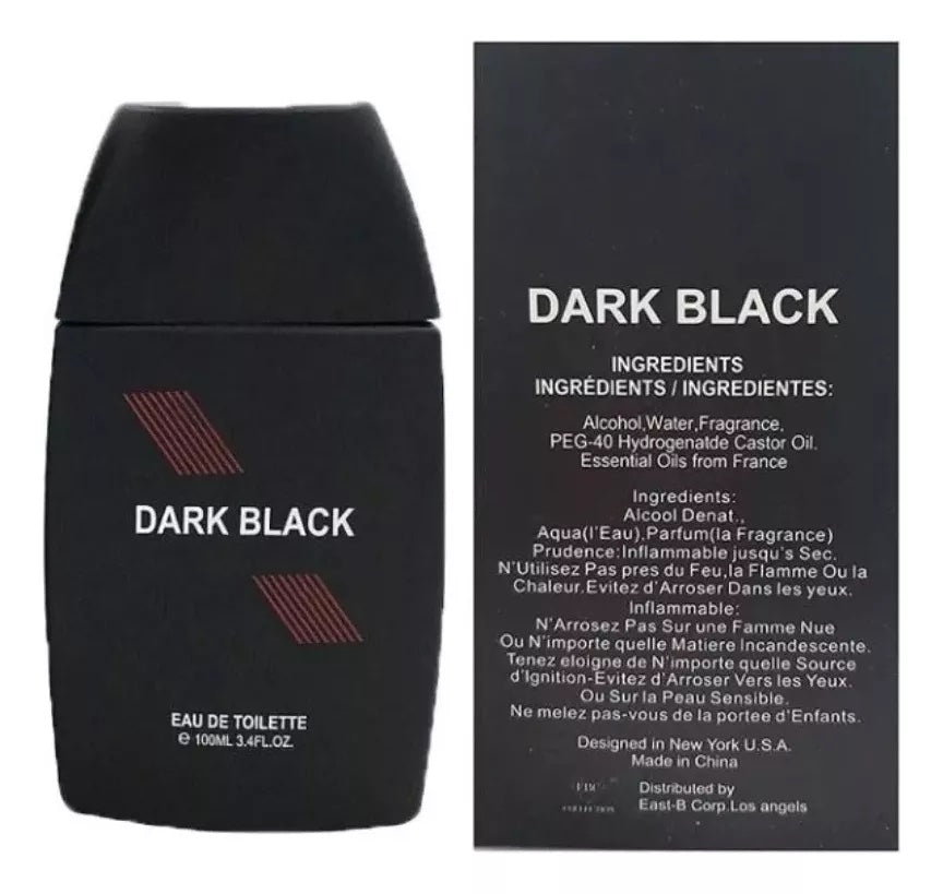 DARK BLACK HOMME EAU DE TOILETTE PARFUM PERFUME