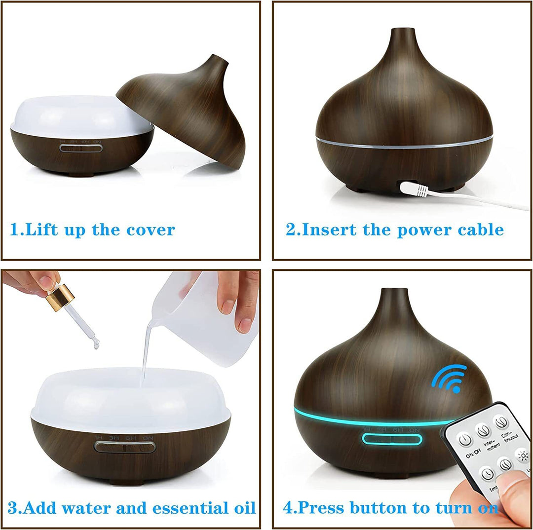 ESSENTIAL OIL AROMATHERAPY ULTRASONIC DIFFUSER