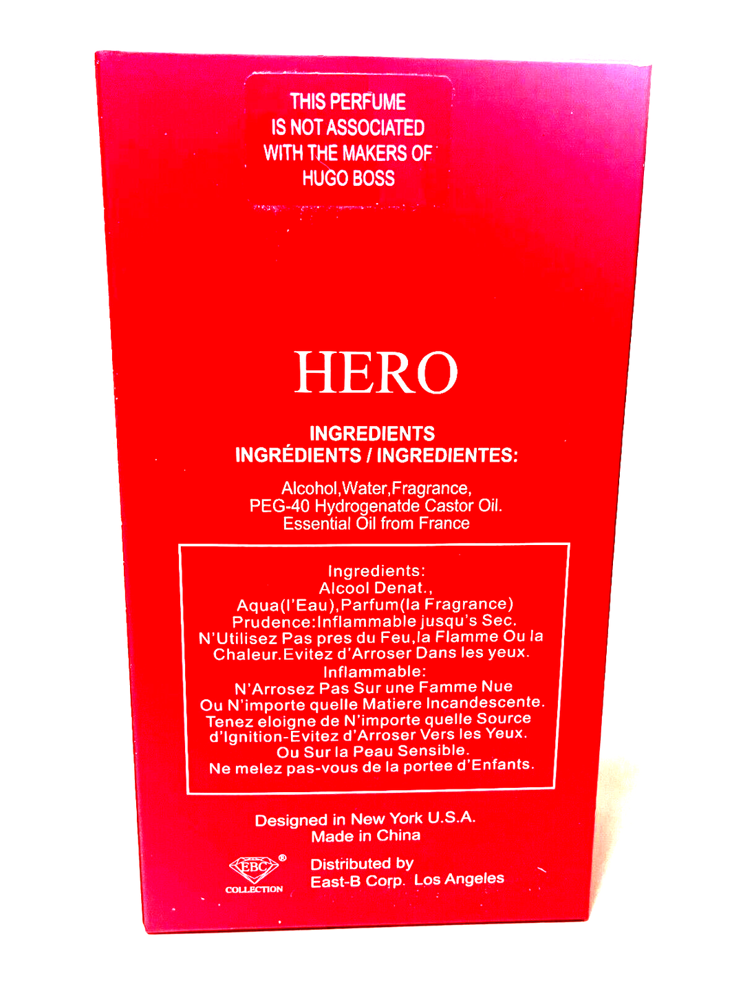 HERO MEN'S RED HERO EAU DE TOILETTE