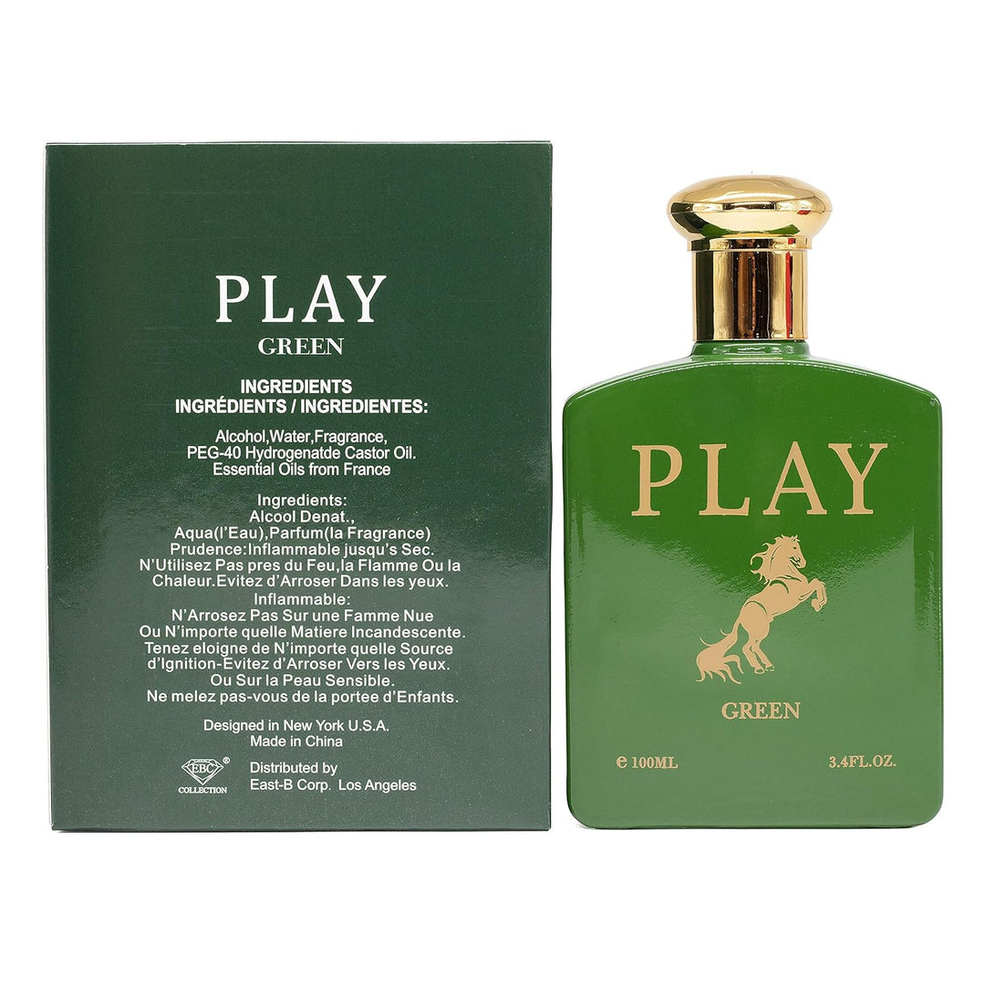 PLAY GREEN MEN'S EAU DE TOILETTE VAPORIATEUR SPRAY