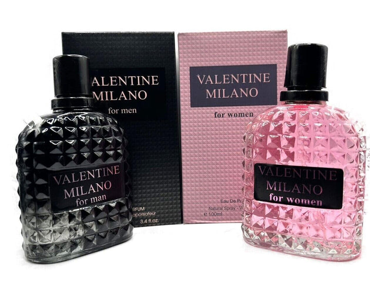 VALENTINE MILANO EAU DE PERFUME FOR MAN & WOMEN 2 PACK