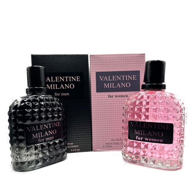 VALENTINE MILANO EAU DE PERFUME FOR MAN & WOMEN 2 PACK